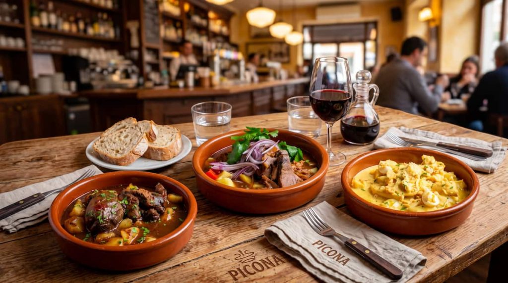 cocina tradicional en el Barrio de Salamanca en Madrid