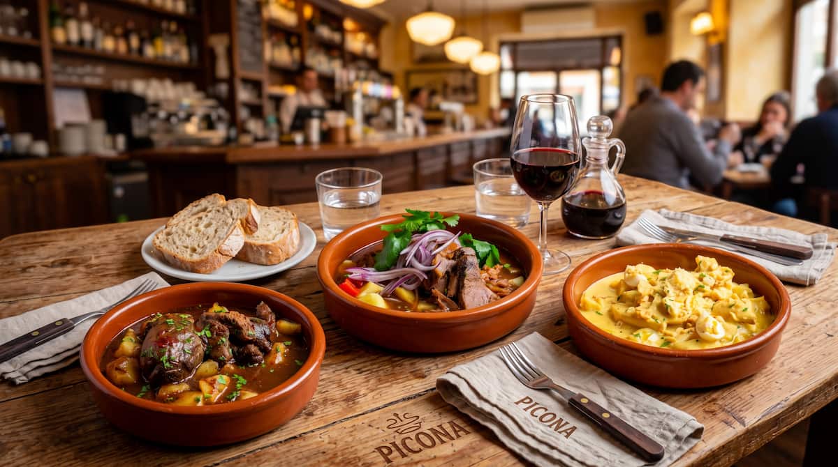 cocina tradicional en el Barrio de Salamanca en Madrid